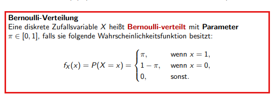 Wie prüft man auf Bernoulliverteilung?