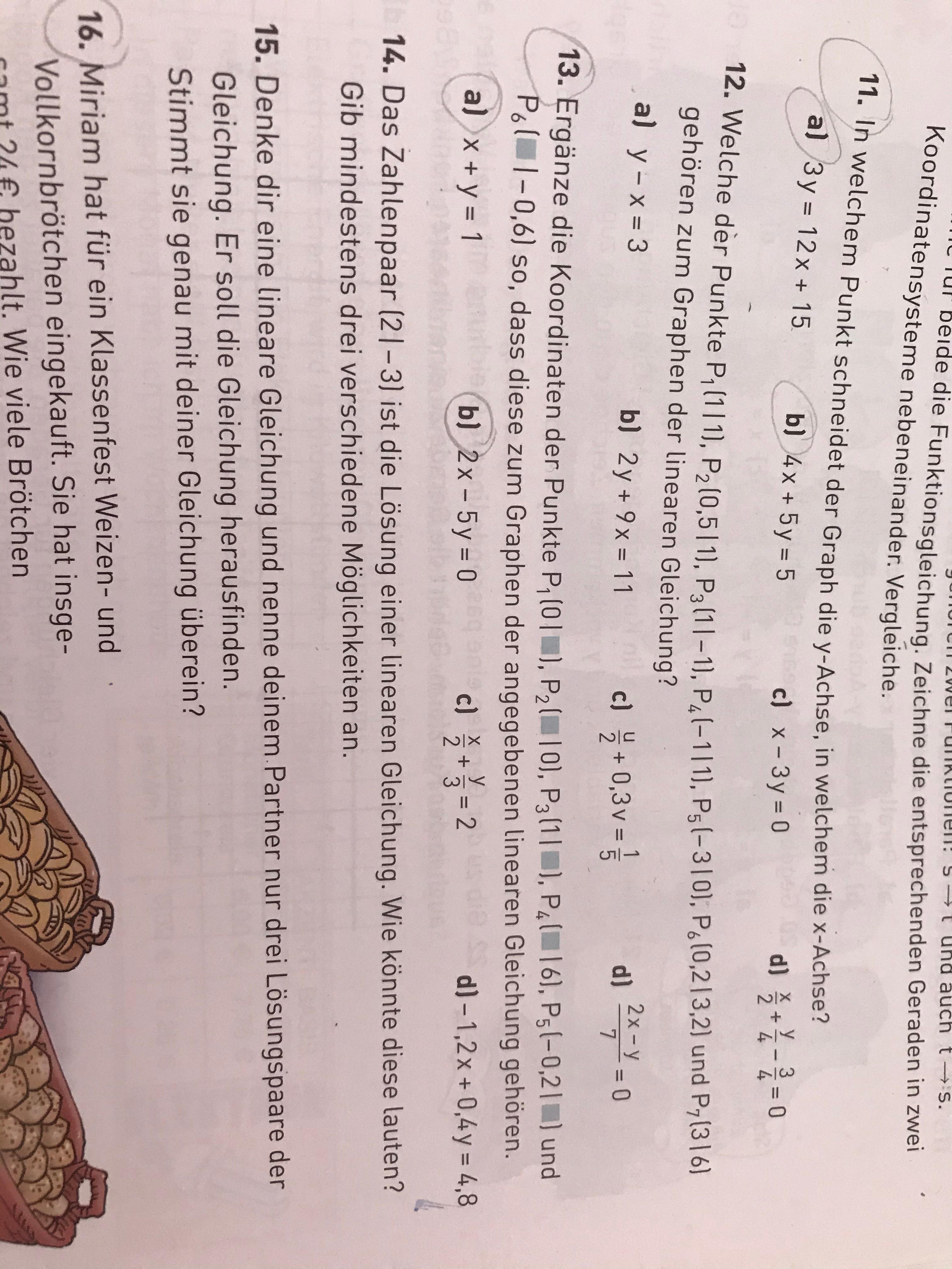 Wie Rechne Ich Den Fehlenden X Bzw Y Wert Aus Schule Mathe Mathematik