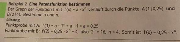 Wie Rechnet Man Mit Dieser Punktprobe Computer Mathe Mathematik