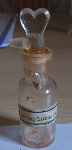 Methylorangefläschchen (1) - (Chemie, Antik, Laborgeräte)