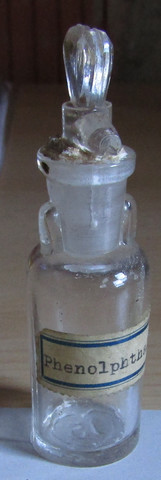 Phenolphthaleinfläschchen (2) - (Chemie, Antik, Laborgeräte)