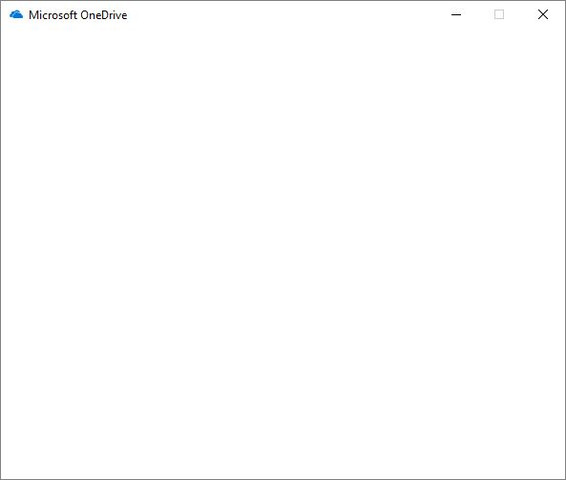 leeres Fenster nach Anmelden - (Programm, Windows 10, cloud)