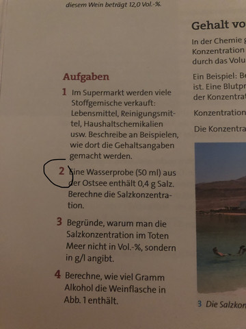 - (Chemie, Volumenanteil berechen)