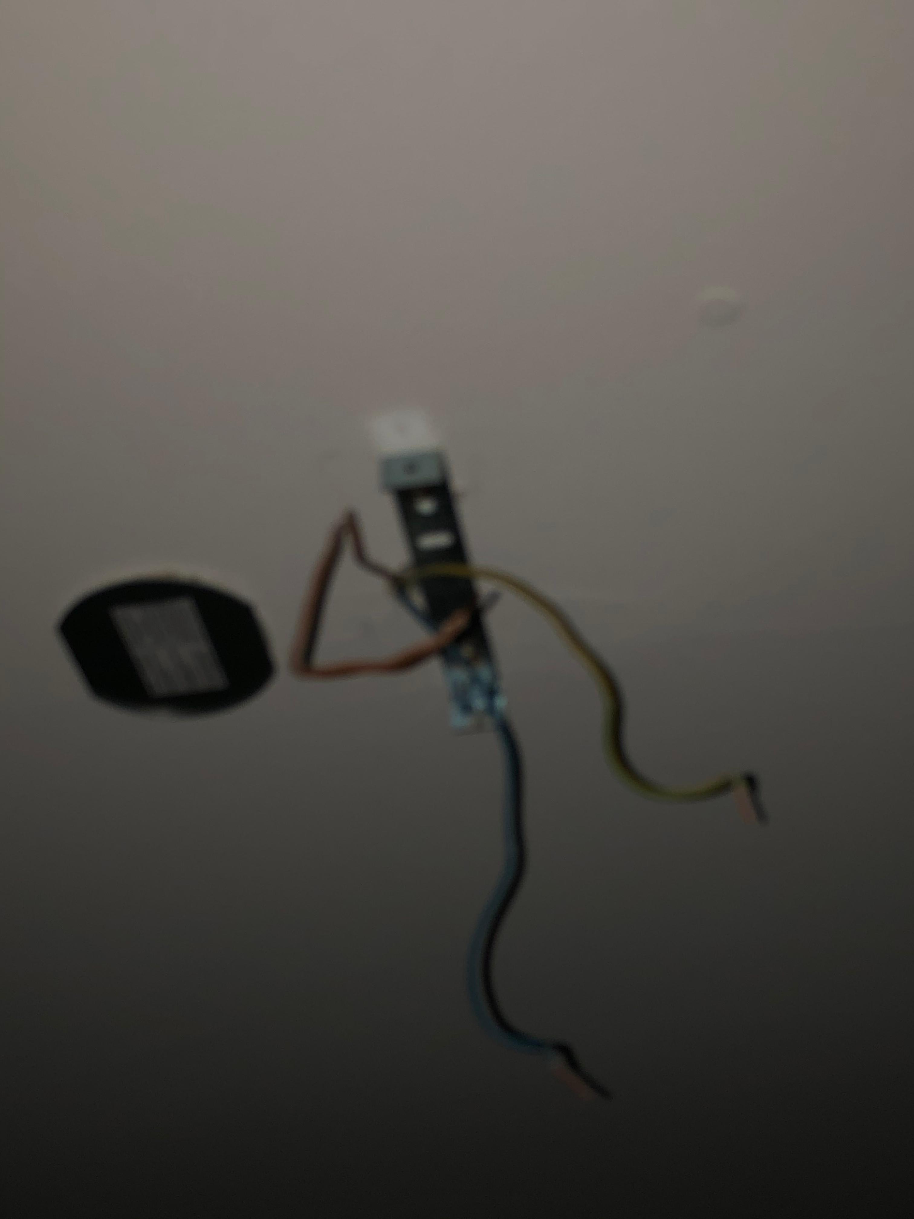 Lampe Anschliessen 3 Kabel Blau Gelb Braun