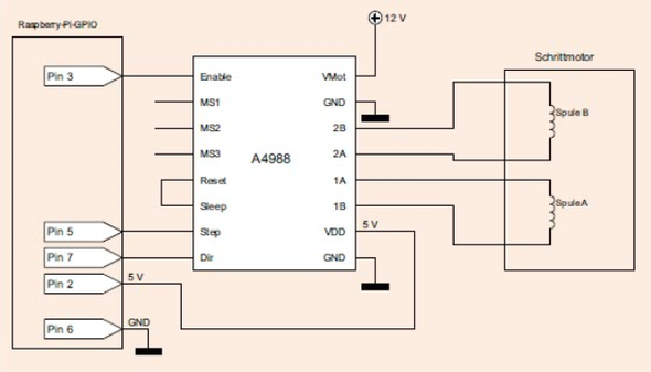 Verkabelung A4988 - (Elektronik, Elektrik, Elektrotechnik)