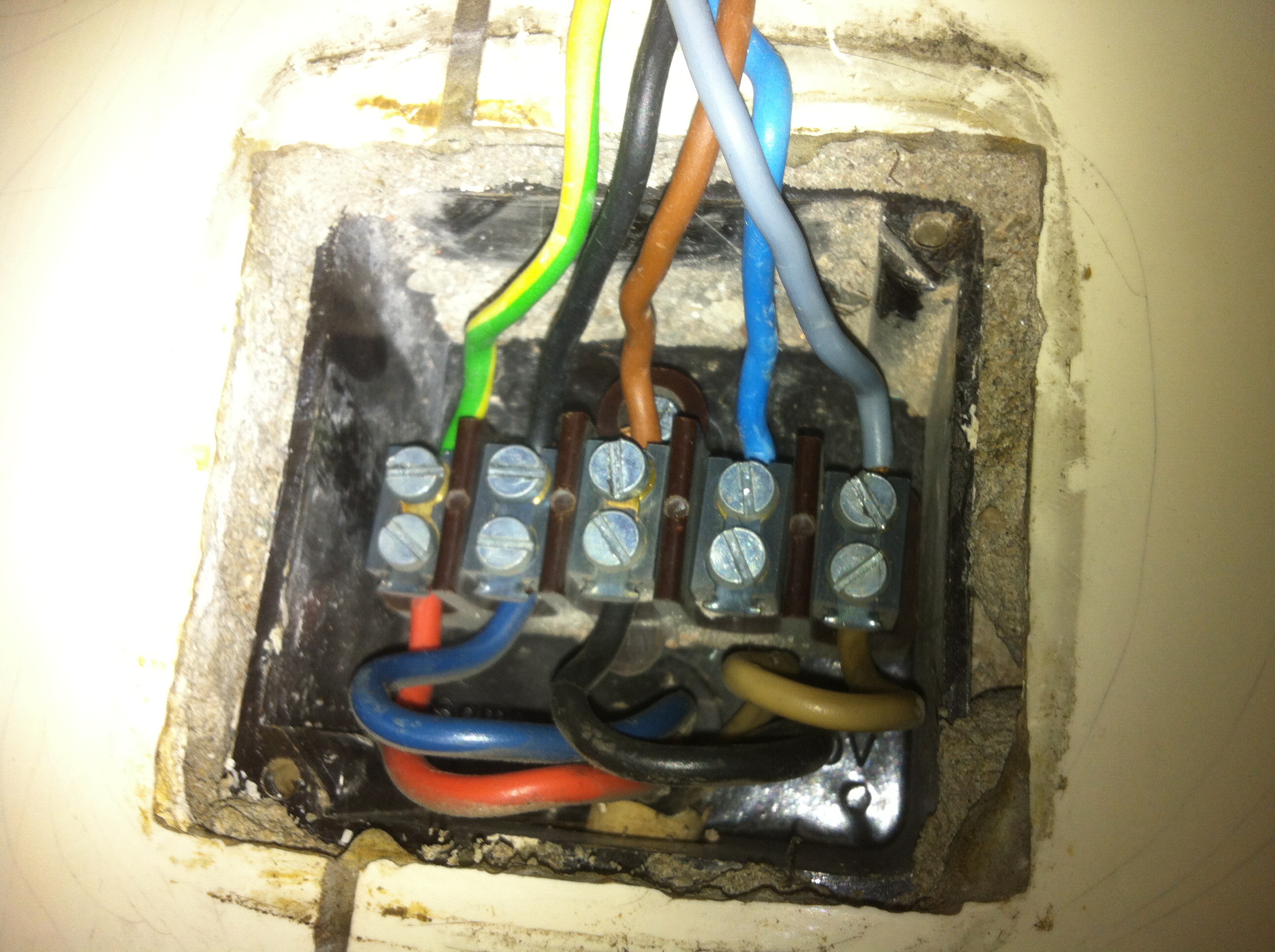 Wie schließe ich meinen Herd an diesen Herdanschluss an? (Küche, Elektrik)