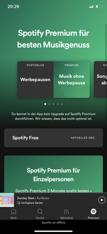 Wie schließt man ein Spotify premium abbo ab?
