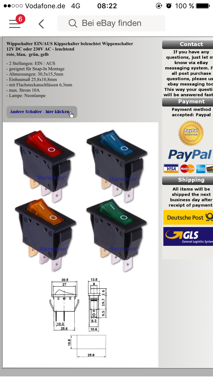 Schalter Mit Kontrollleuchte Anschließen Schaltplan 12v