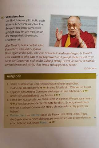 Wie schreibe ich ein Plakat über den Dalai-Lama?