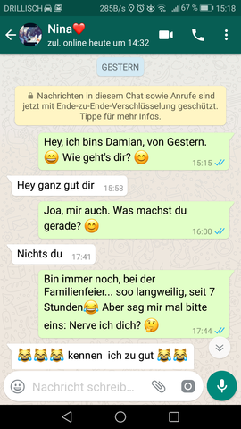 Bild 1 - (Liebe, Liebeskummer, WhatsApp)