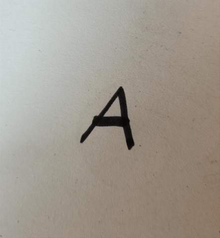 Wie schreibt ihr euer 'A'?
