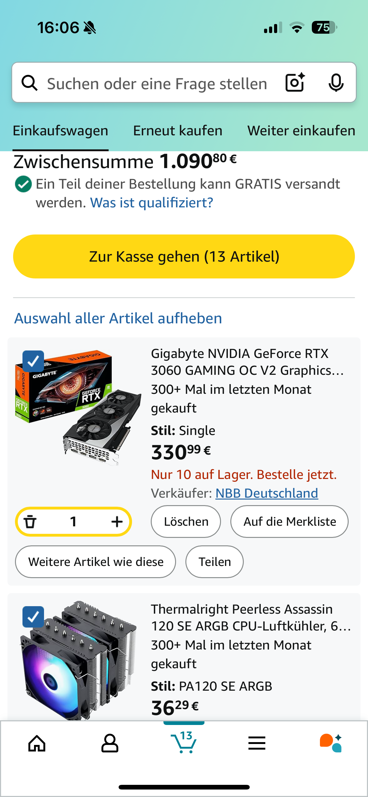 Wie sehen meine ausgewählten Pc Komponenten aus? (FPS, PC-Konfiguration)