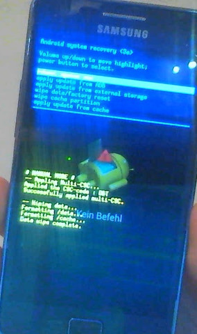 Fehlermeldung vom Smartphone - (Samsung, Smartphone, Englisch)