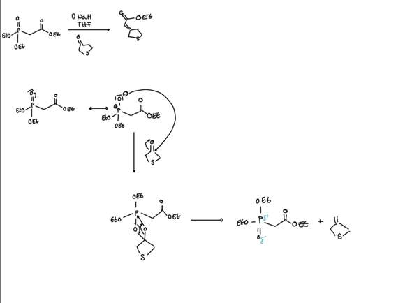 Wie sieht der Mechanismus der folgenden Witting Reaktion aus?