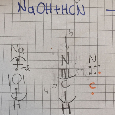 Gesucht ist die Strukturformeln für HCN - (Schule, Chemie, Abitur)