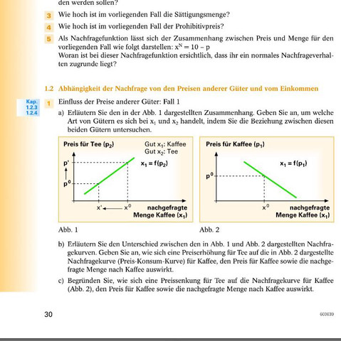 Die aufgabe 1 a,b und c - (VWL, gut, volkswirtschafslehre)