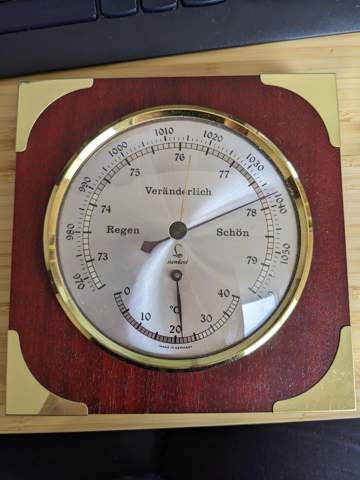 Lp Barometer Wie stelle ich mein Barometer richtig ein? (Wettervorhersage)