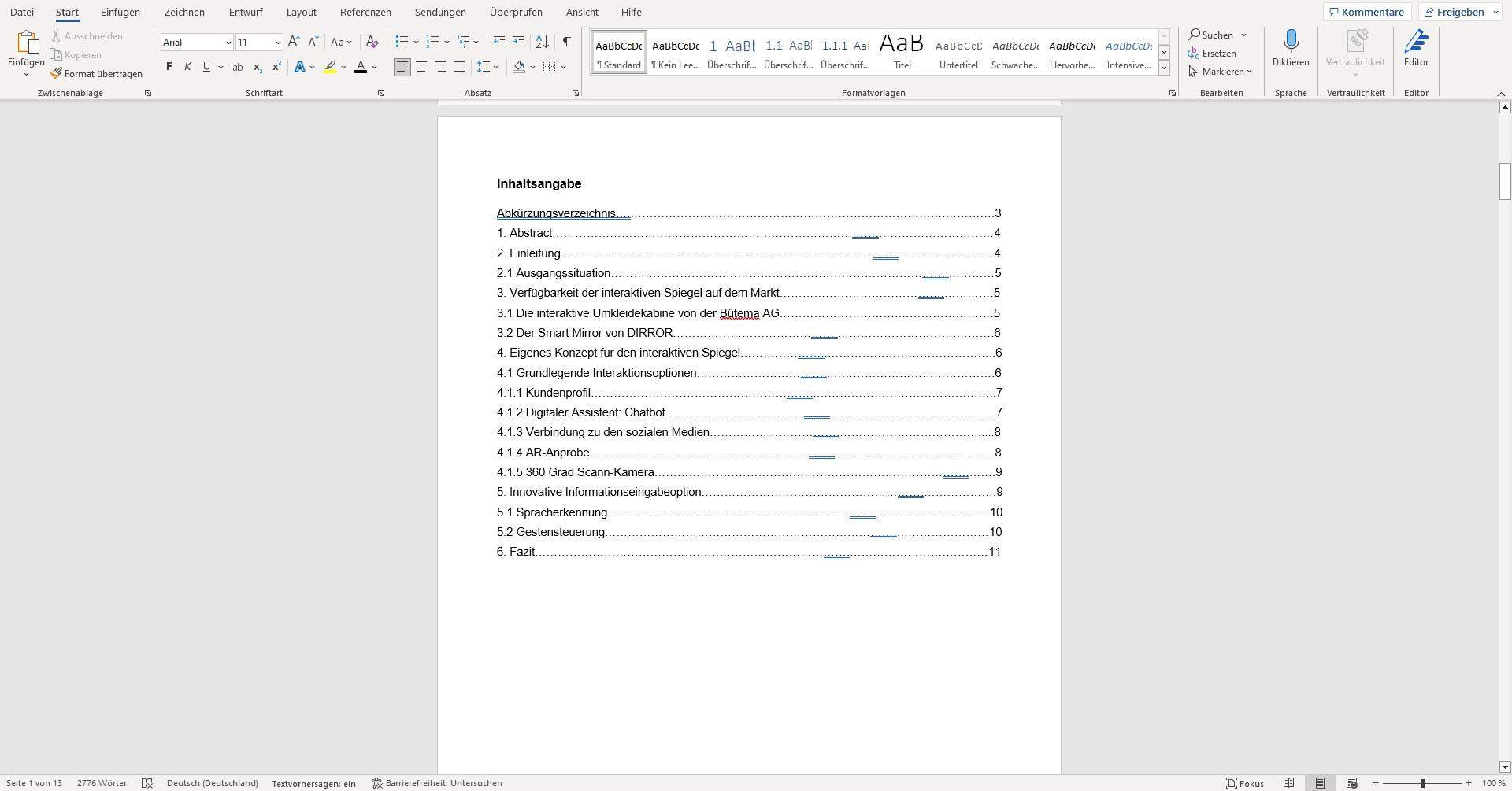 Wie stellt man die Seitennummerierung dargestellt am rechten Rand ...