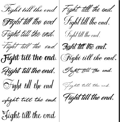Details 76 fight until the end tattoo best  incdgdbentre