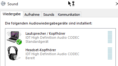 Sound - (Computer, Notebook, Kopfhörer)