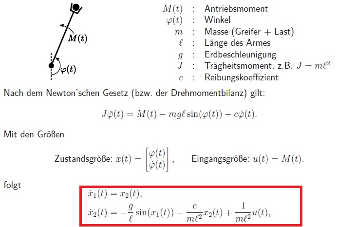 Wie verändert sich die Differentialgleichung hier (Pendel)? (Physik, Pendeln )