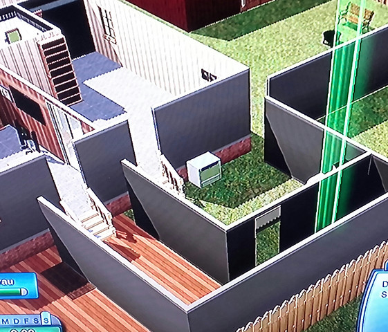 Unser Haus im Spiel - (Spiele, Xbox 360, Sims 3)