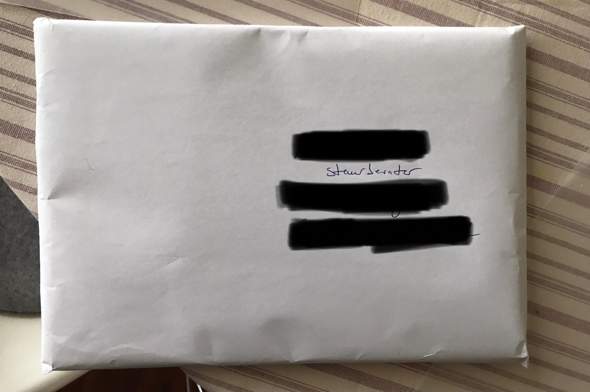 Wie verschicke ich diesen Umschlag?