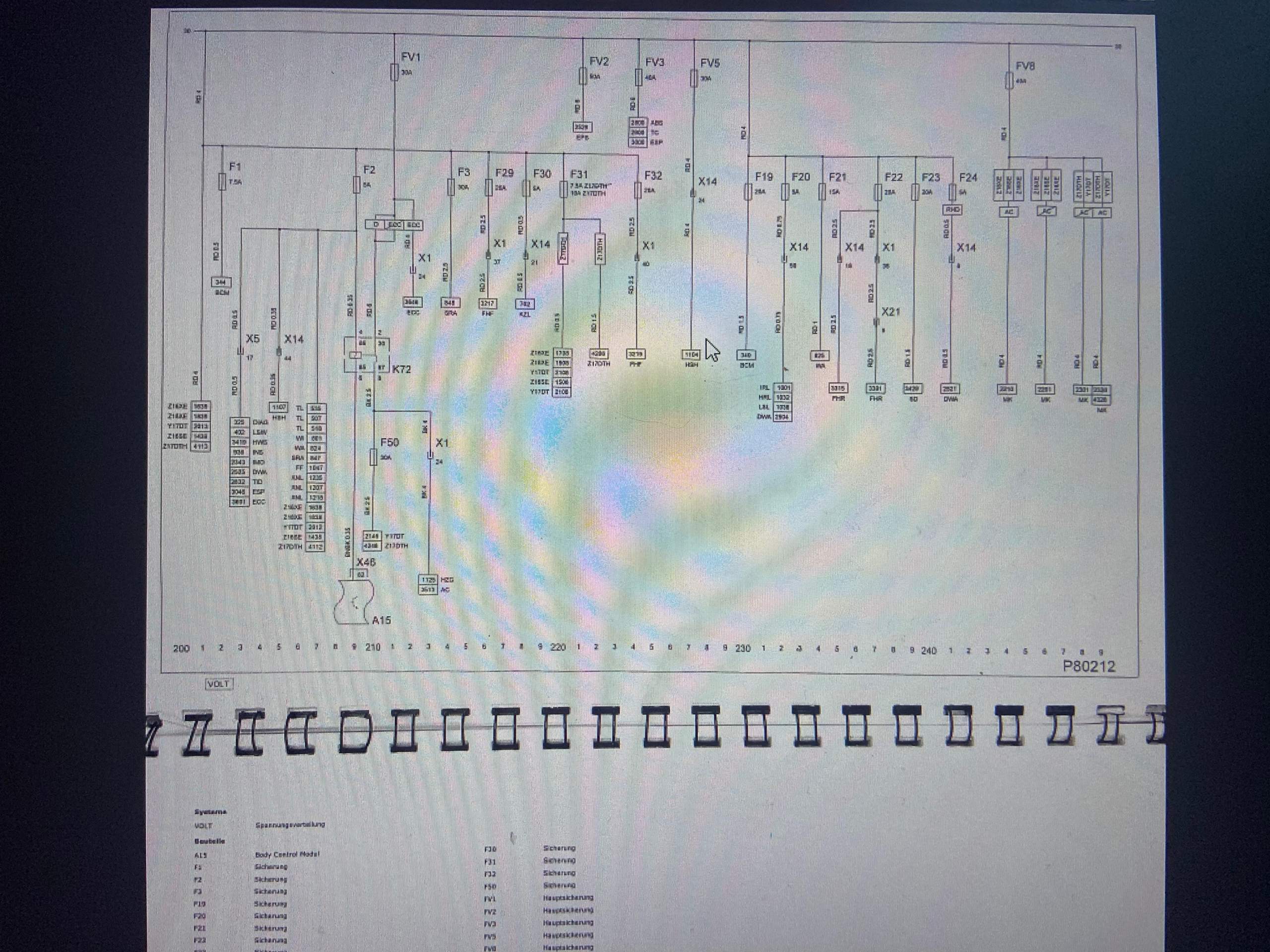 Wie versteht man so einen Schaltplan? (Physik, Reparatur, Elektrik)