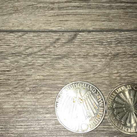 Münze  - (Geld, Deutschland, Bank)
