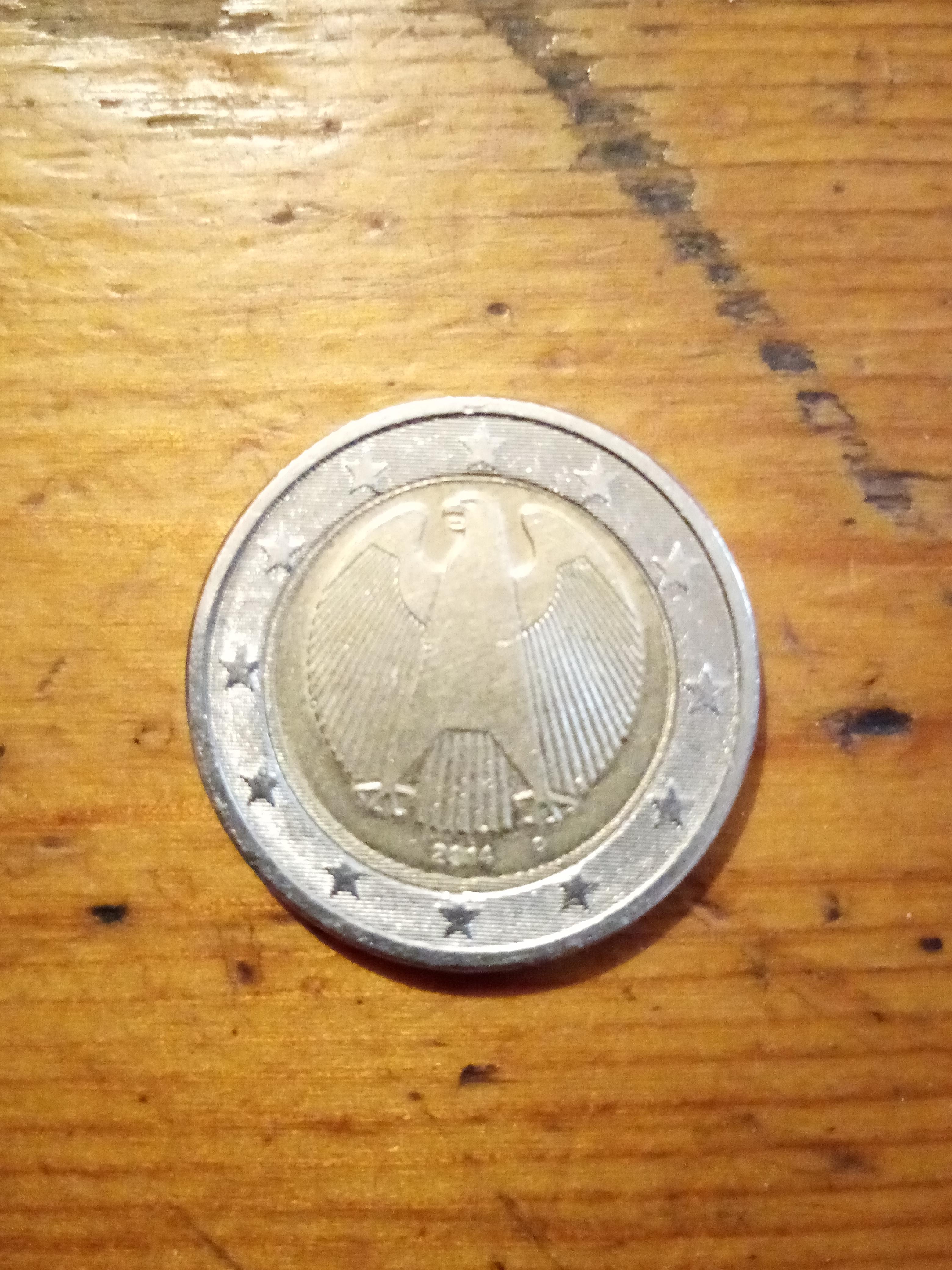 2 Euro Münze Mit Strichmännchen Wert
