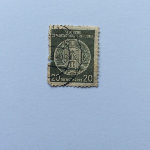 DDR Dienstmarke 20 Deutsches Reich - (Preis, Wert, Briefmarken)