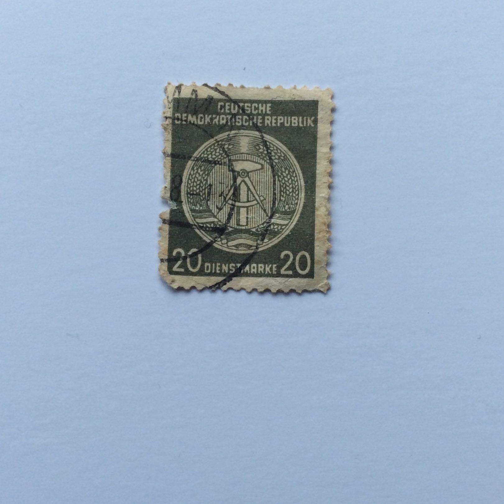 Wie viel ist diese Briefmarke Wert (Ddr Briefmarke) Fairer Preis zum