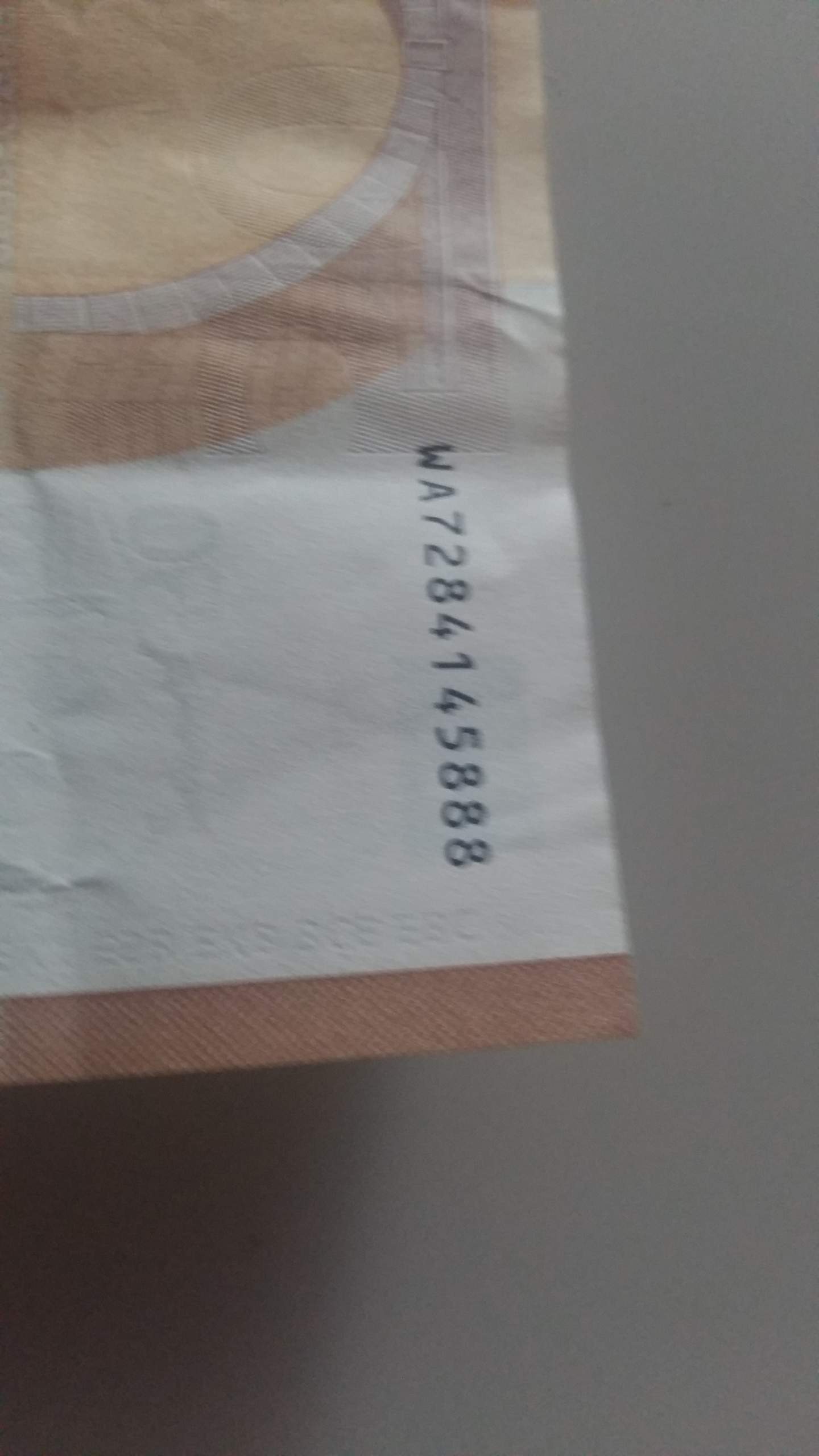 Wie viel ist dieser 50€ Schein wert? Endnummer 888!? (Banknoten, Geldschein)