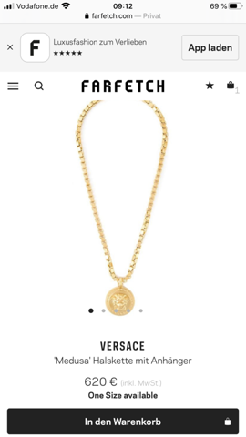 Wie Viel Karat Gold Hat Diese Versace Kette Schmuck