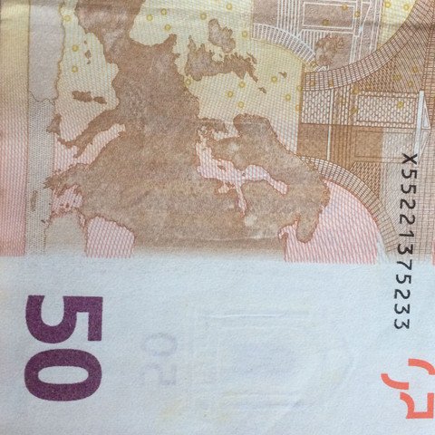 Der 50€ Schein - (Geld, Wert, Euro)