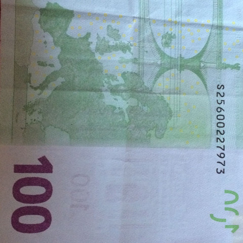 Der 100€ Schein - (Geld, Wert, Euro)