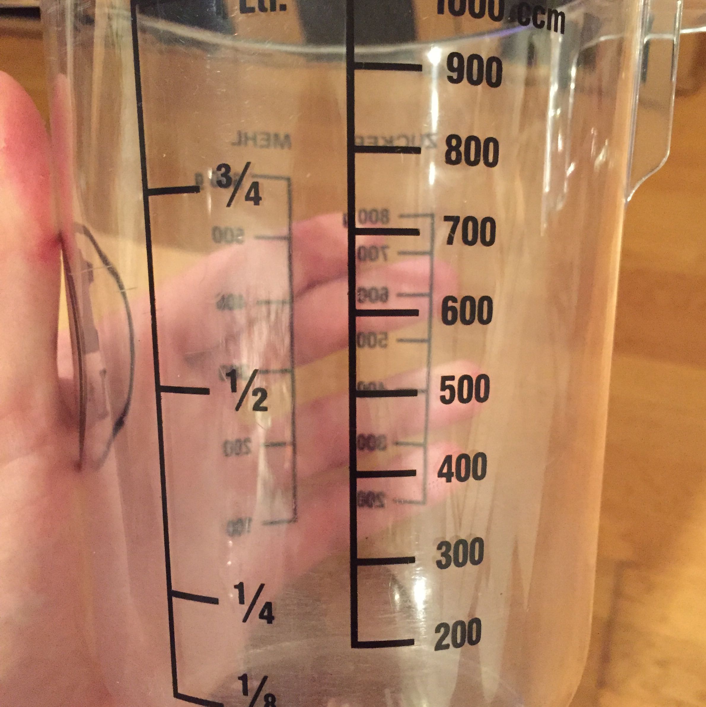 3/8 Liter In Ml Wie viel (Milch) muss ich eingießen, um auf 3/8 l zu kommen? (kochen