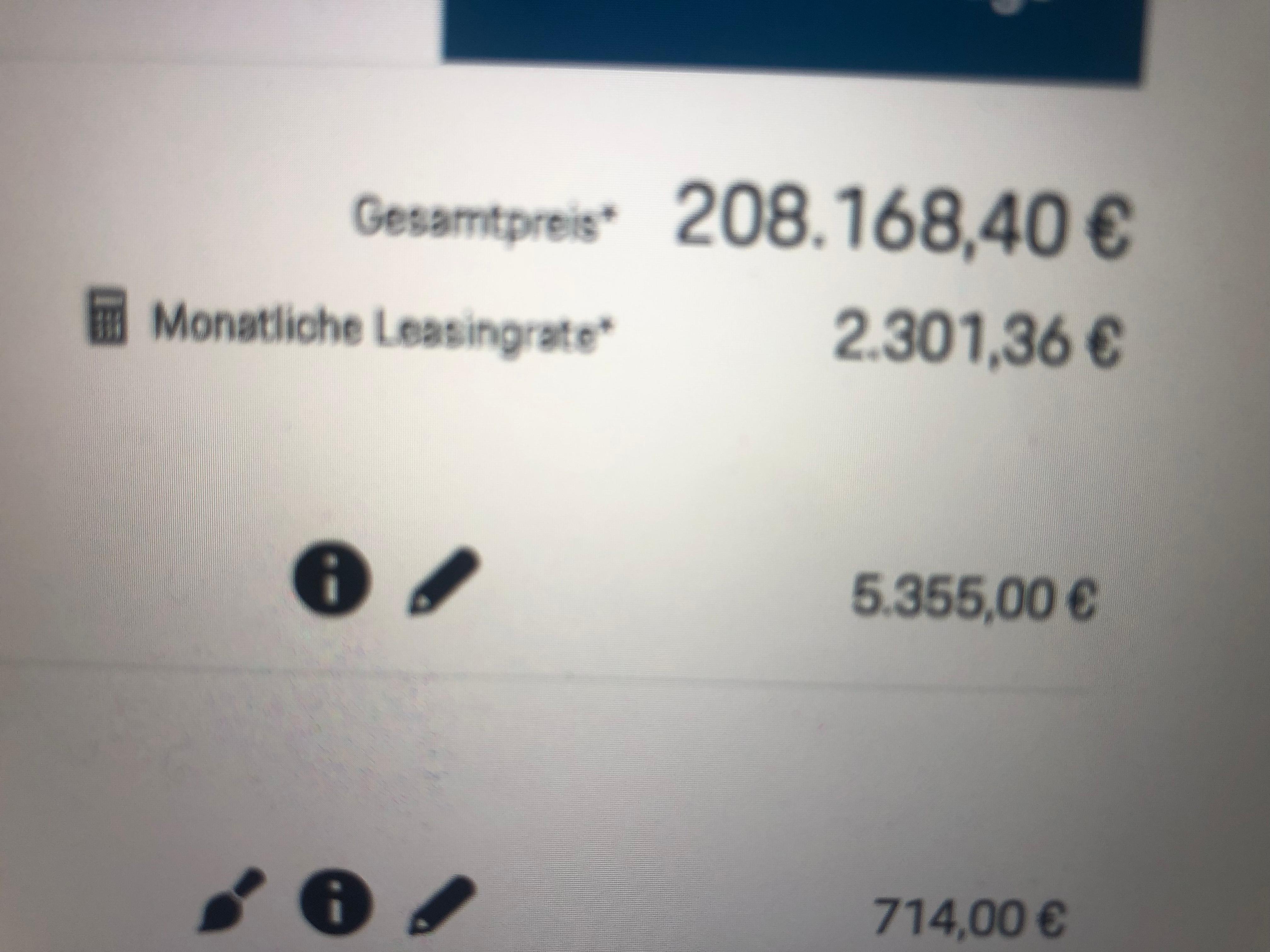 Wie viel muss man verdienen, um sich so ein Auto