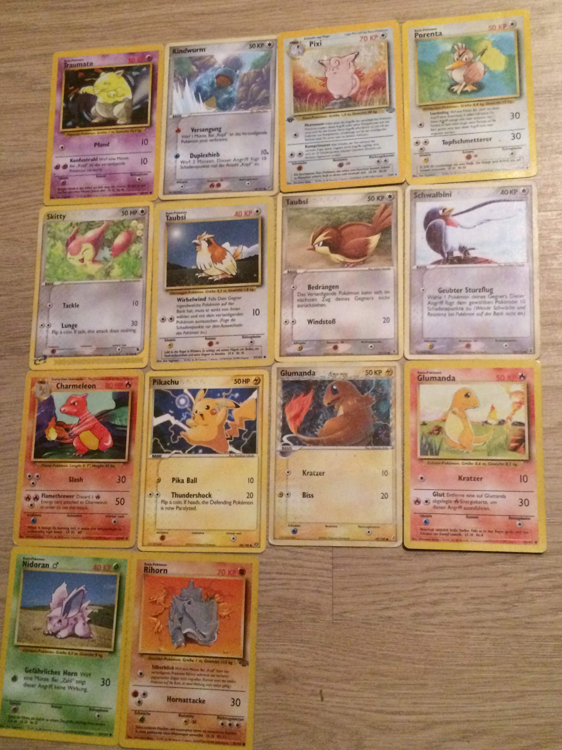 Wie viel sind diese Pokemon Karten wert?