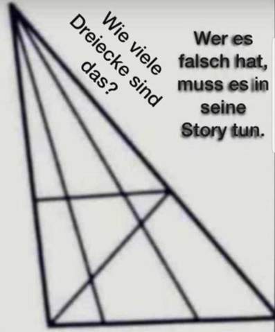 Wie viele Dreiecke sind da? (Mathe, Mathematik, Rätsel) Wie viele Dreiecke sind da? (Mathe, Mathematik, Rätsel)