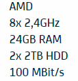 Server Spezifikationen - (Games, Server, gameserver)
