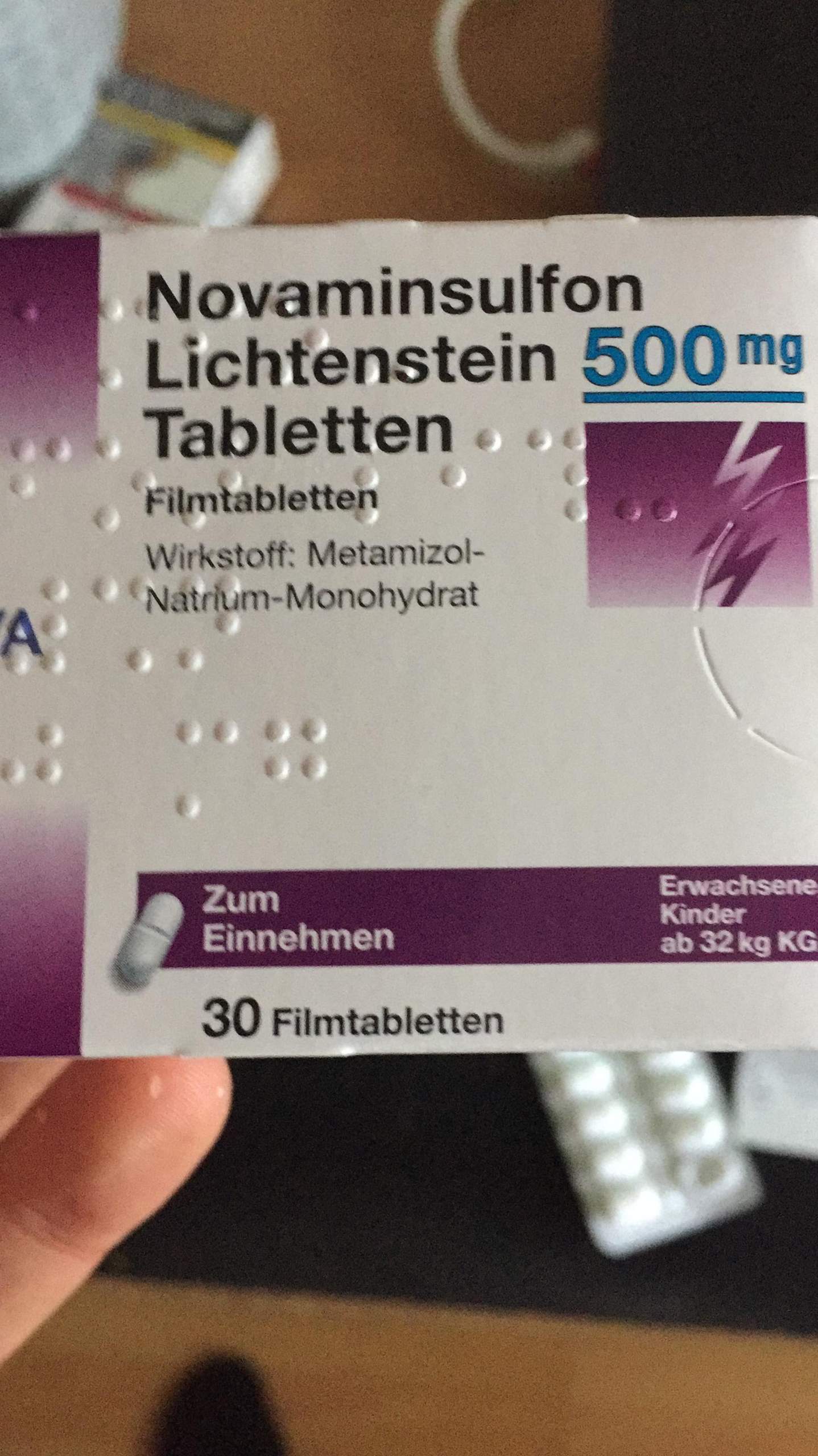 Wie viele novaminsulfon Tabletten darf man am Tag nehmen? (Gesundheit