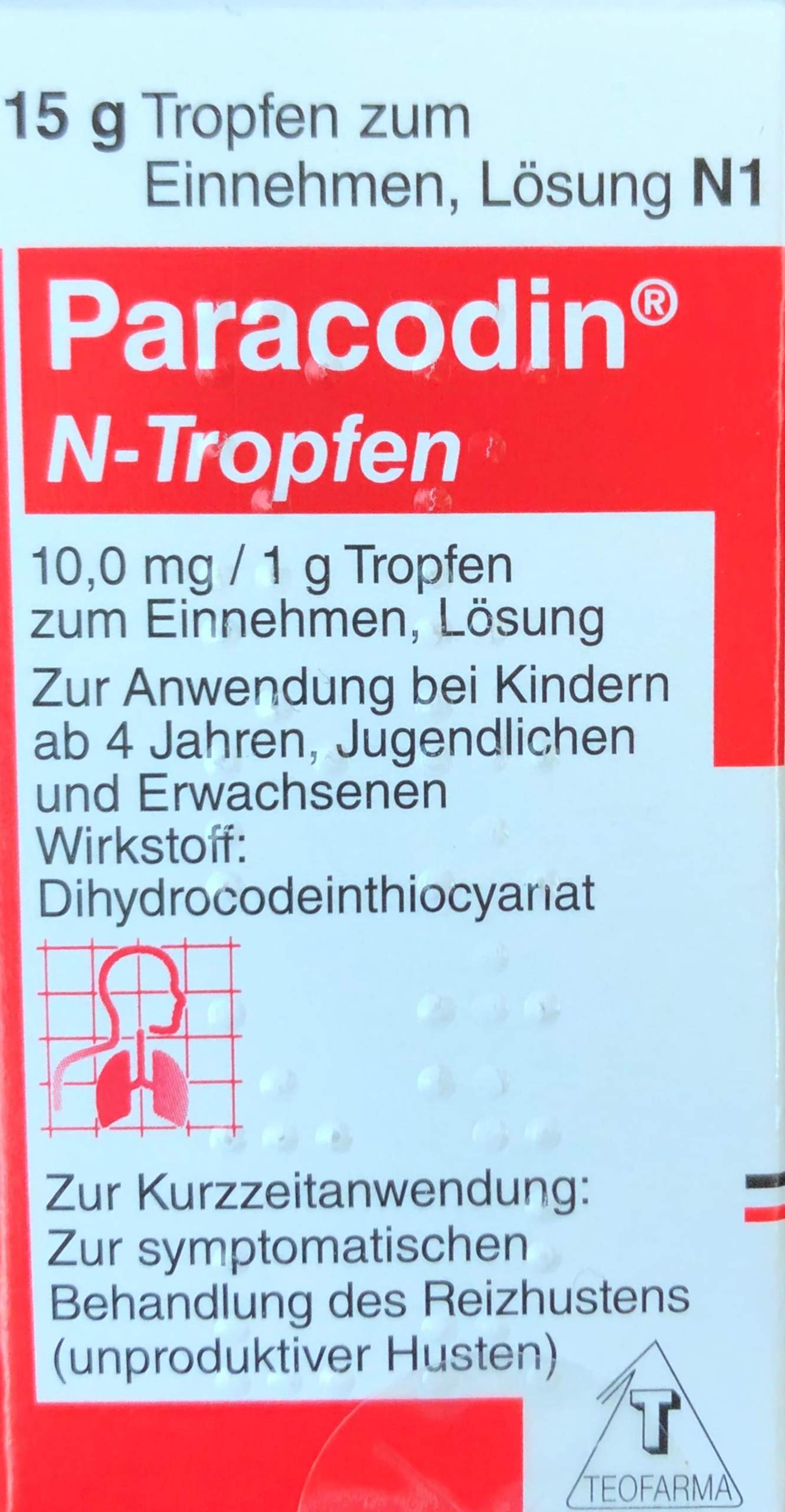 Wie viele Tropfen ingesamt in Paracodin Flasche? Wie viele Tropfen ingesamt in Paracodin Flasche?