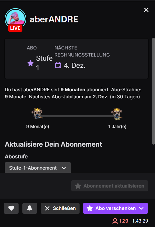 Wie wechseln von normalen Abonnement auf Twitch Prime Sub? (YouTube ...