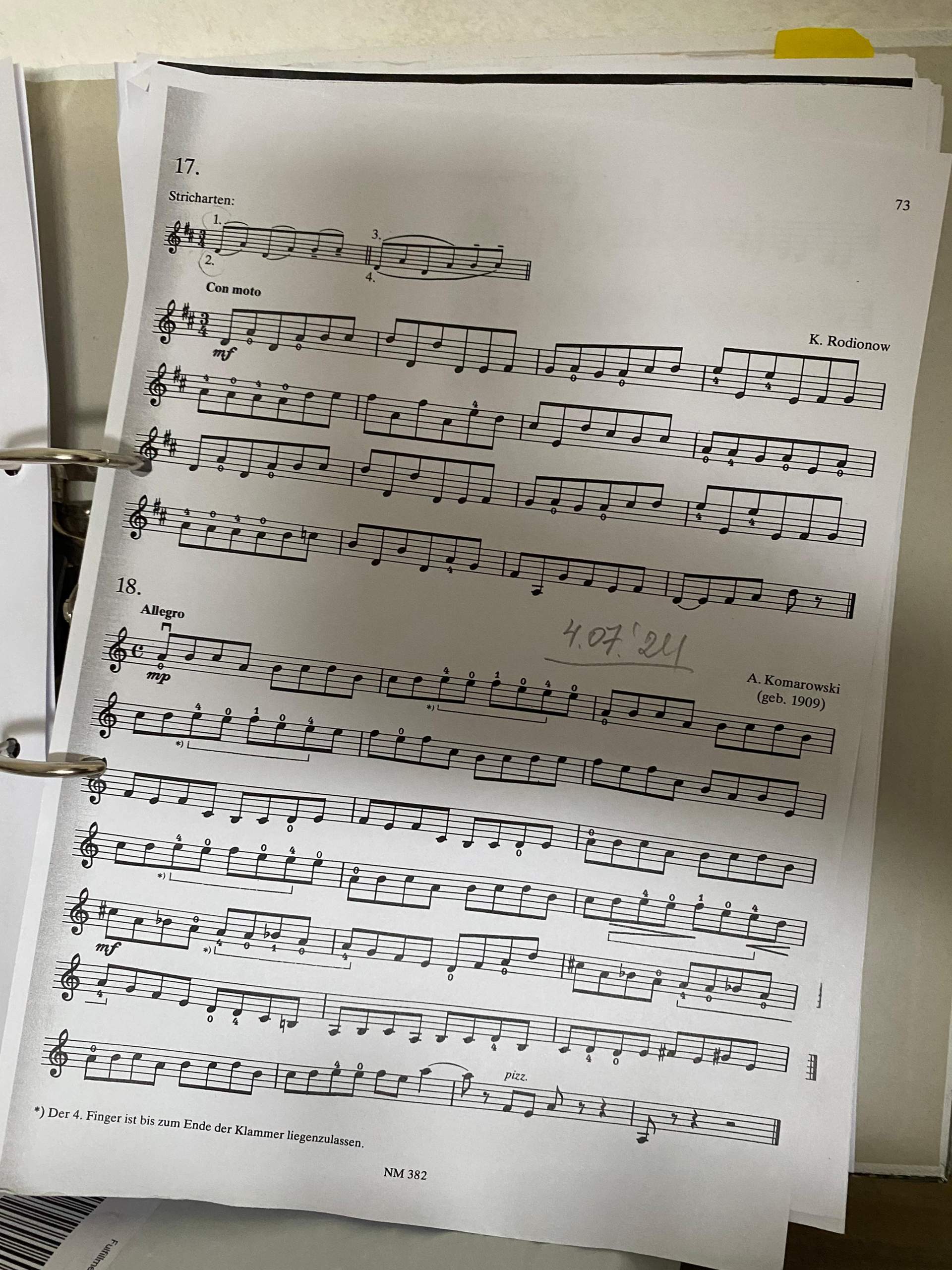 Wie weiß ich welche Finger-Note ich hoch oder tief spiele? (Noten ...