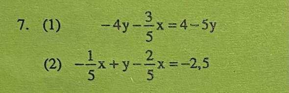 Wie würde die Gleichung weitergehen?