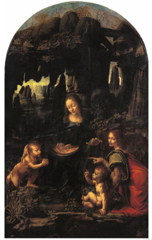 Felsgrottenmadonna - Leonardo da Vinci - (Religion, Christentum, Kunst)
