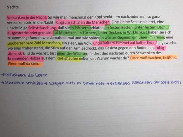 Wie Wurdet Ihr Diese Kafka Parabel Interpretieren Und Analysieren Deutsch Interpretation