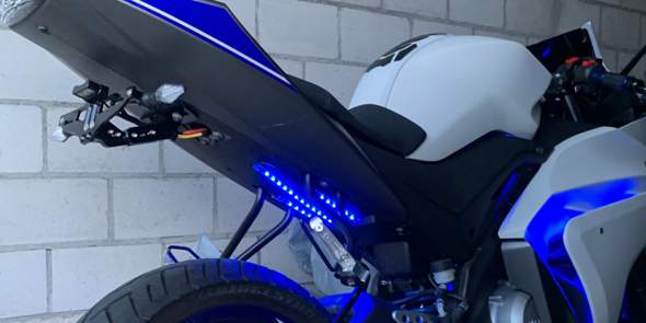 Wie würdet ihr diese Motorrad LEDs verstecken?