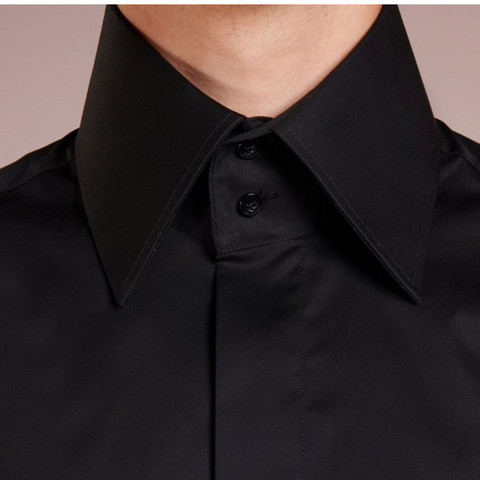 Lagerfeld Hemd mit hohem Kragen  - (Mode, Style, Hemd)